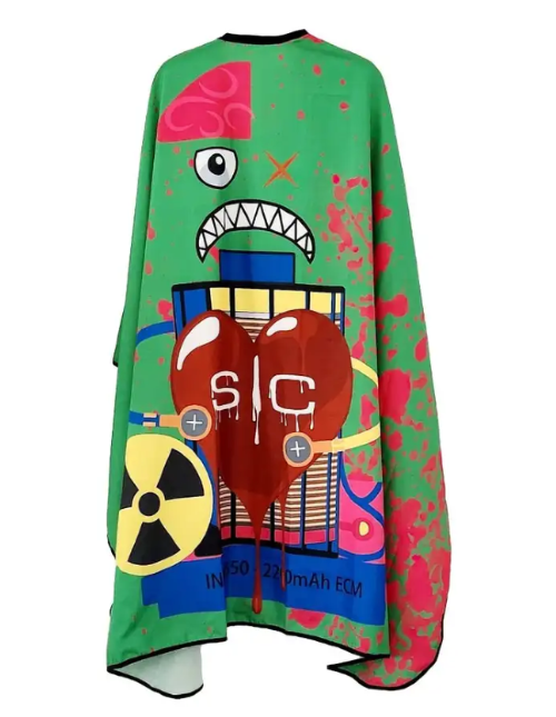 StyleCraft - S|C Radioactive Green Peleryna fryzjerska