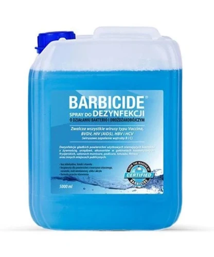 BARBICIDE Spray do dezynfekcji wszystkich powierzchni 5000 ml