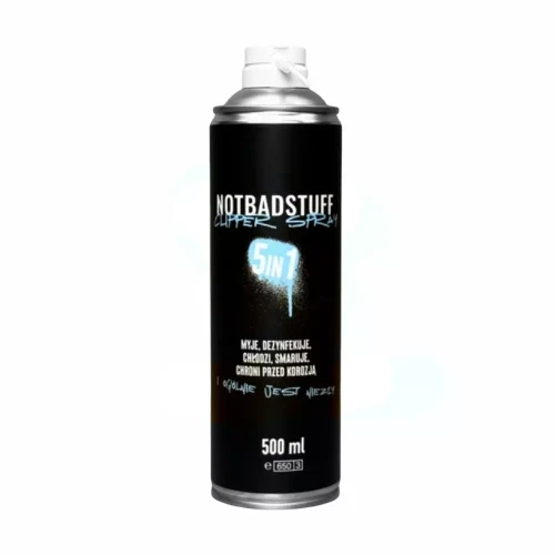 Not Bad Stuff Clipper Spray 5in1 Spray do dezynfekcji akcesoriów barberskich 500ml