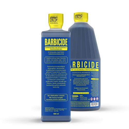 BARBICIDE. Koncentrat do dezynfekcji narzędzi i akcesoriów fryzjerskich 480 ml