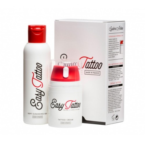 Easy Tattoo zestaw do tatuażu  50 ml KREM + 125 ml ŻEL