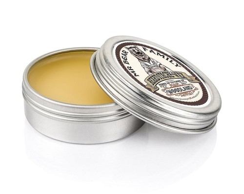 Mr Bear Family Beard Stache Wax wosk do brody i wąsów Woodland 30g