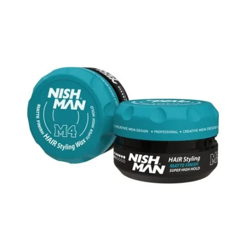 NISHMAN Woskowa Pomada do włosów Matte Finish Super High Hold Wax M4 100ml