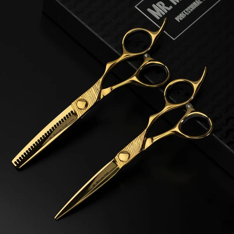 zestaw-profesjonalne-nozyczki-degazowki-fyzjerskie-mr-mustache-gold-craft-5,5.webp