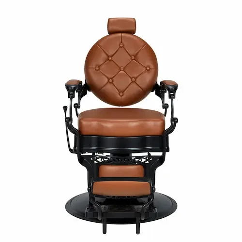 Mirplay Fotel barberski Check Brown