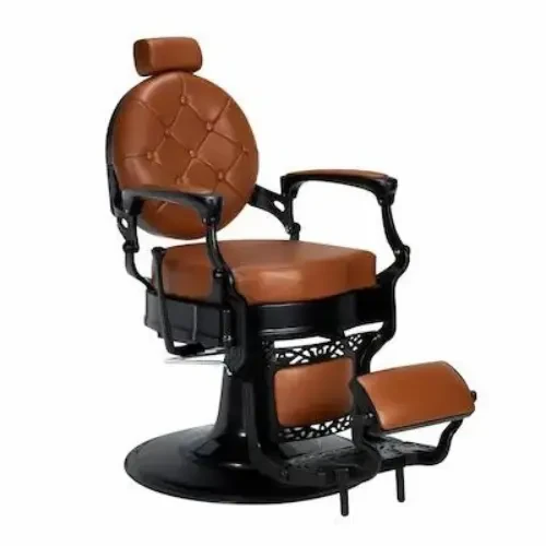 mirplay-fotel-barberski-check-brown-brązowy