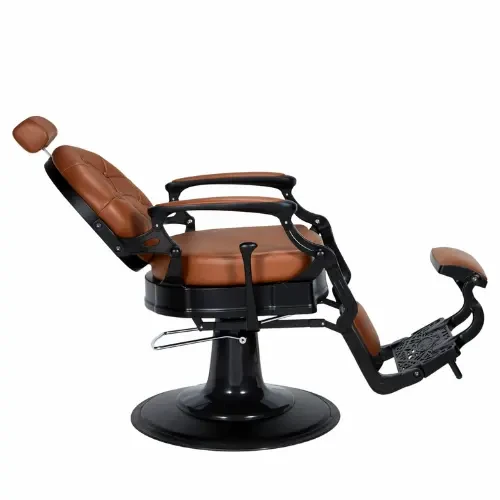 Mirplay Fotel barberski Check Brown
