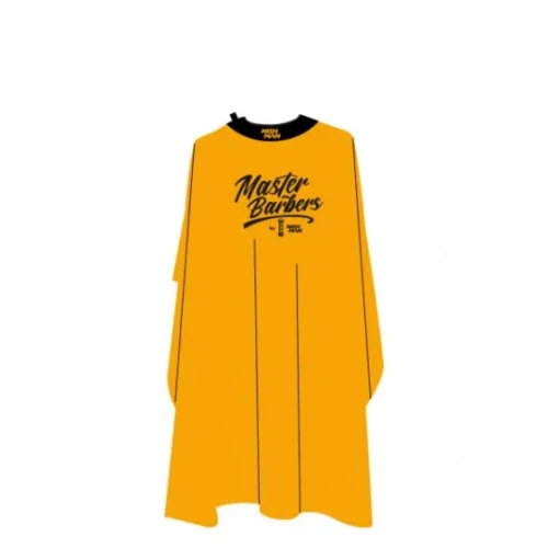 Nishman Barber Cape Yellow Pomarańczowa Peleryna fryzjerska 