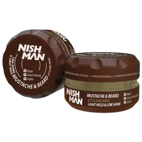 Nishman Beard & Mustache Styling Wax Wosk do brody 100ml