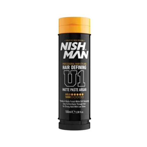 Nishman Matte Paste Argan U1 Pasta do stylizacji włosów 100ml