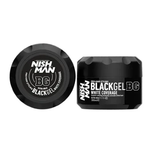 Nishman Black Gel White Coverage Żel odsiwiacz do włosów 300ml