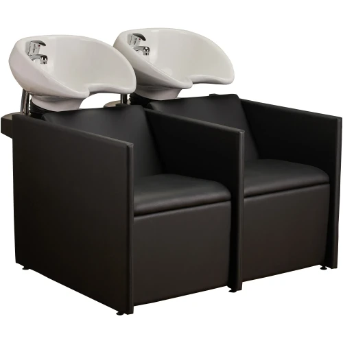 Ayala myjnia fryzjerska Luna Sofa misa biała/czarna