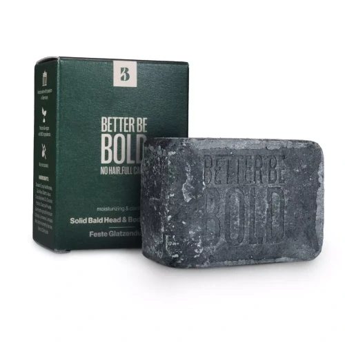 Better Be Bold szampon w kostce do ogolonej skóry głowy 100g