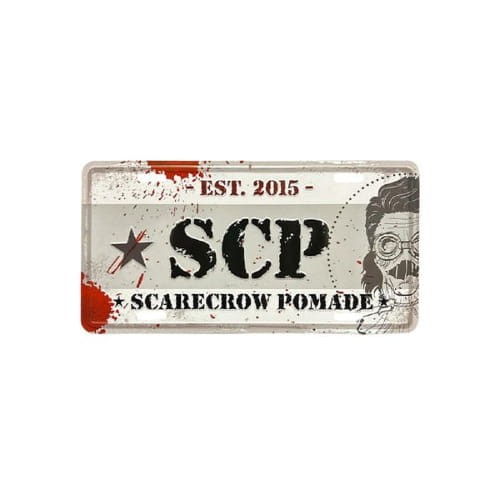Scarecrow Pomade Metalowa tabliczka